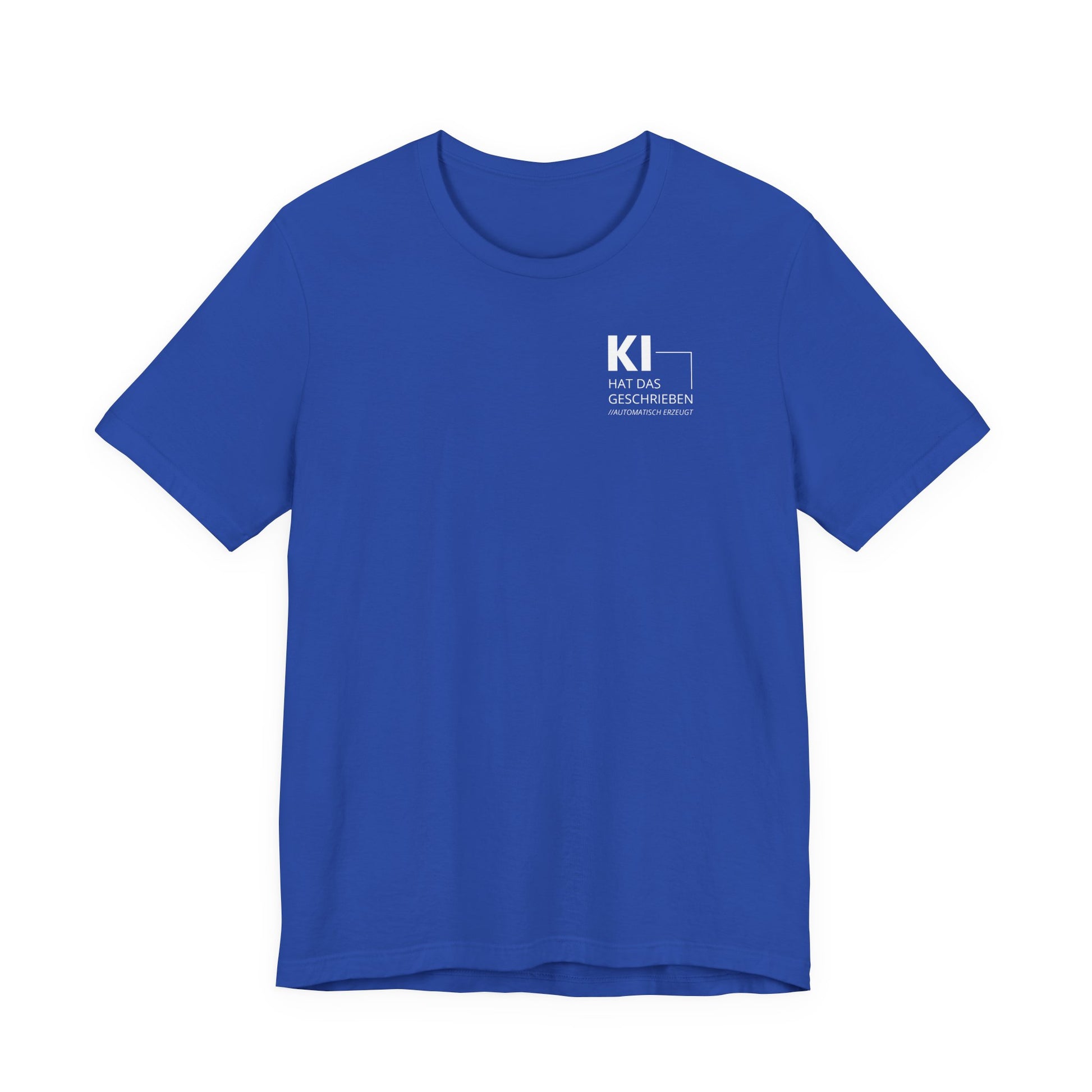 Ki hat das geschrieben Unisex T-Shirt Blau