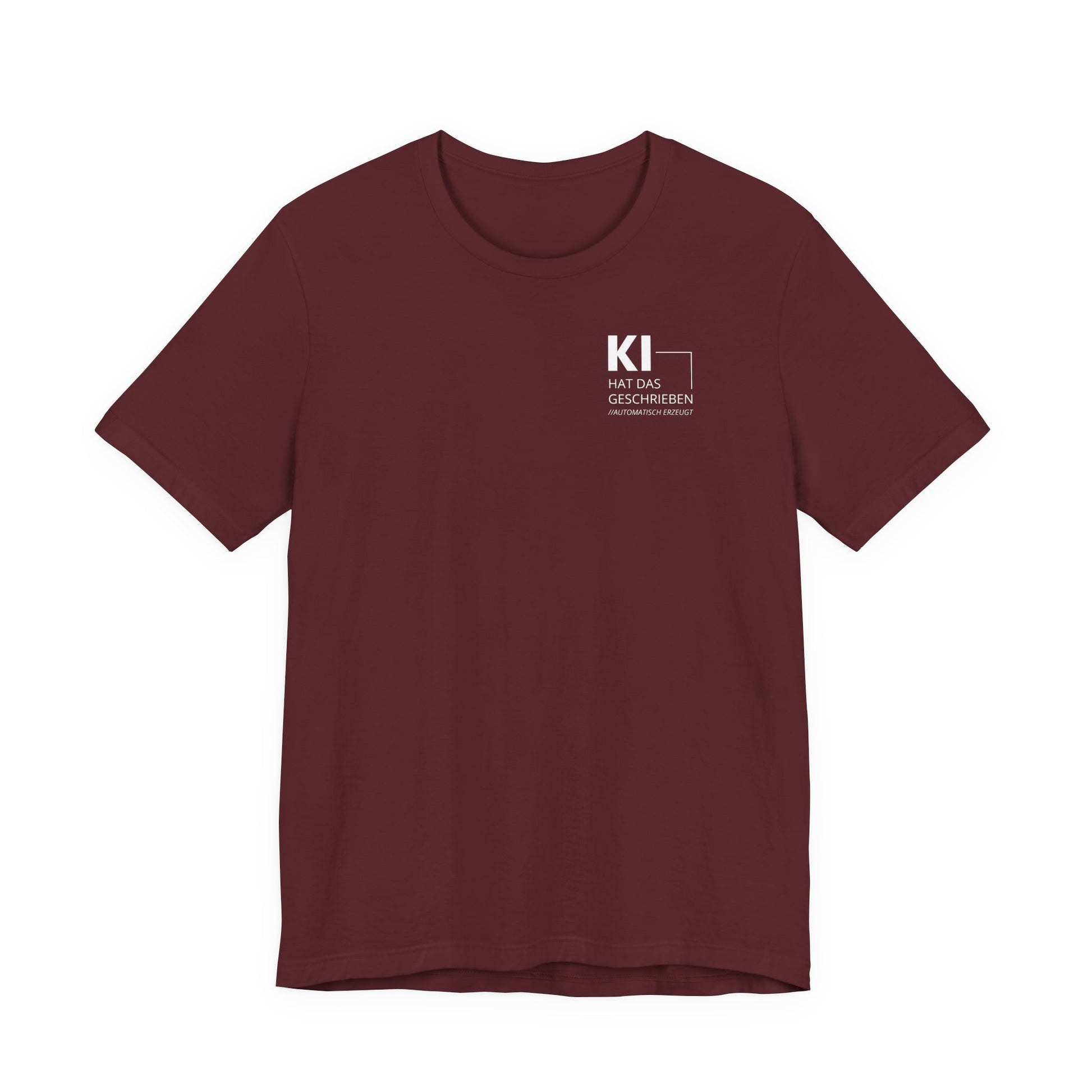 Ki hat das geschrieben Unisex T-Shirt Weinrot